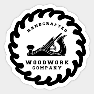 Handcrafted Woodwork Company Sticker